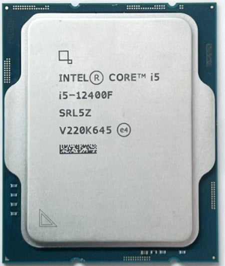 Intel Core i5-12400F 6-cores 2.5GHz Tray CPU s1700