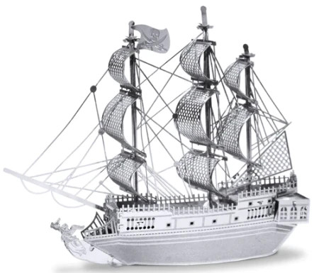 Invento Gusarski brod Crni biser 3D metalna maketa ( 502600 ) - Img 1