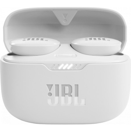 JBL In T130 NC TWS white Ear, True wireless slušalice sa futrolom za punjenje, bele