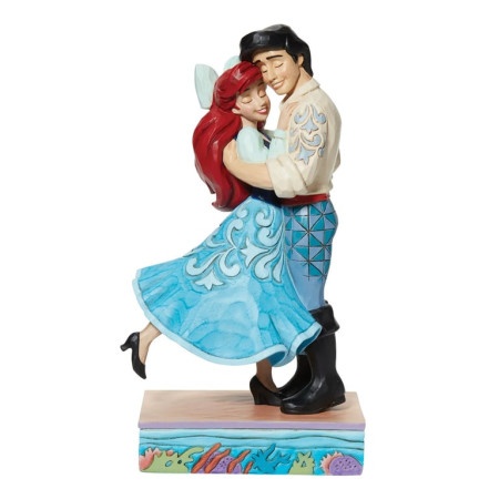 Jim Shore Two Worlds United (Ariel & Prince Eric Love Figurine) ( 063355 )