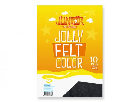 Jolly Color Felt, fini filc, crna, A4, 10K ( 135070 )