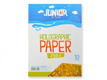 Jolly papir hologramski, žuta, A4, 250g, 10K ( 136162 ) - Img 1