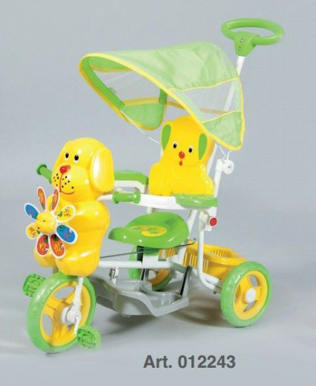 Jungle Tricikl sa kucom - žuti ( 012243 ) - Img 1