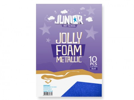 Junior Jolly metallic foam, eva pena metalik, plava, A4, 10K ( 134326 ) - Img 1