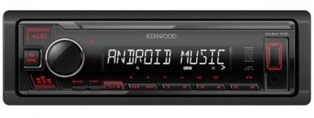 Kenwood auto radio FM, USB, 3,5mm, 4x45W ( KMM-105RY )