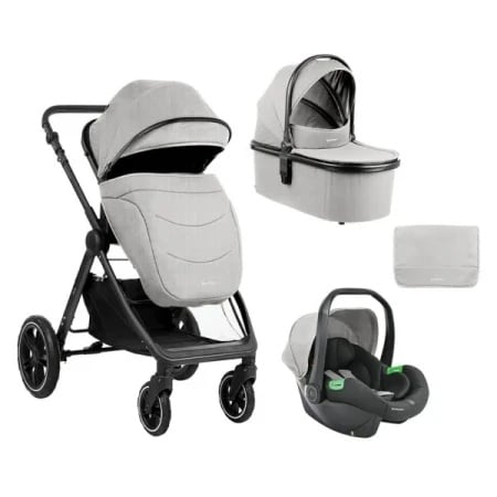 Kikka Boo Kolica Ava 3in1 set sa I-SIZE autosedištem i tvrdom korpom Grey ( KKB13062 )