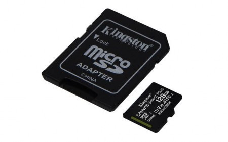 Kingston 128GB + adapter Canvas Plus memorijska kartica SDCS2/128GB ( 0705133 ) - Img 1