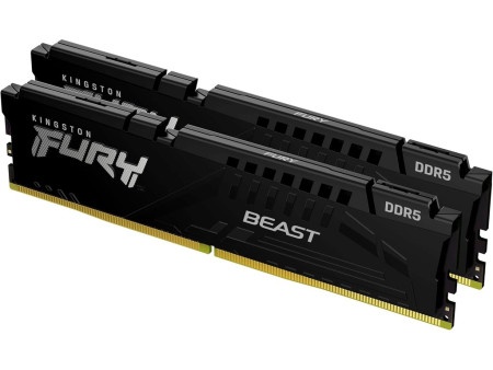 Kingston 64gb(2x32gb)/dimm/ddr5/6000mhz/cl30/fury beast expo Memorija ( KF560C30BBEK2-64 )