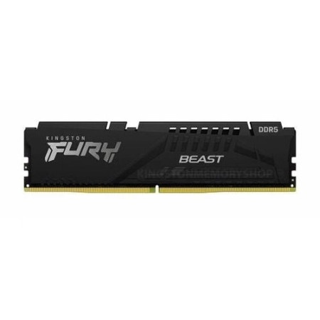 Kingston ddr5 16gb 5600mt/s [fury beast], cl36, 1.25v, black, w/heatsink ( KF556C36BBE-16 )