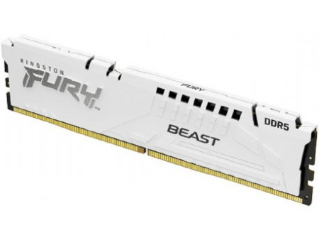 Kingston DDR5 32GB 6000MHz CL40 DIMM fury beast white XMP memorija ( KF560C40BW-32 ) - Img 1