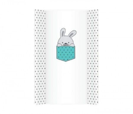Klups Tvrda podloga za presvlacenje beba little bunnies blue - 70cm ( PT70/340 ) - Img 1