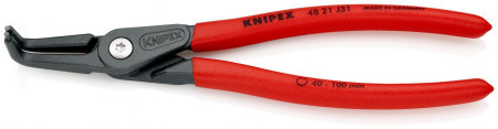 Knipex precizna klešta za sigurnosne unutrašnje prstenove 210 mm ( 48 21 J31 )