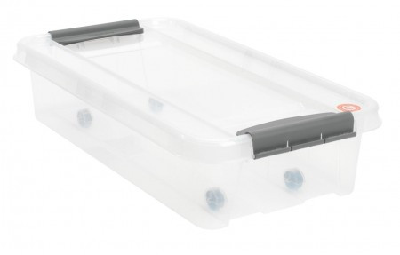 Kutija za ispod kreveta probox 31L sa poklopcem providna ( 4900904 ) - Img 1