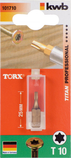 KWB titan nastavak za odvijač torx T10, SB ( KWB 49101710 ) - Img 1