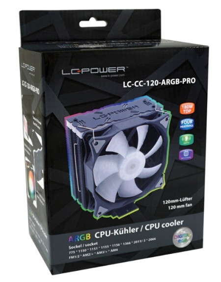 Lc power cosmo cool lc-cc-120-argb-pro - ready am5/lga1700 Cooler ( 17886 )