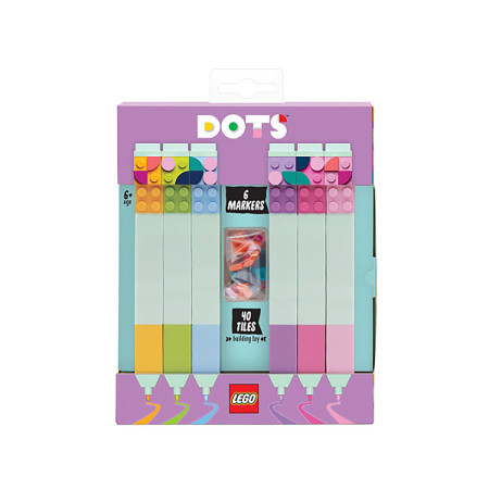 Lego dots flomasteri (6 kom) ( 52797 ) - Img 1
