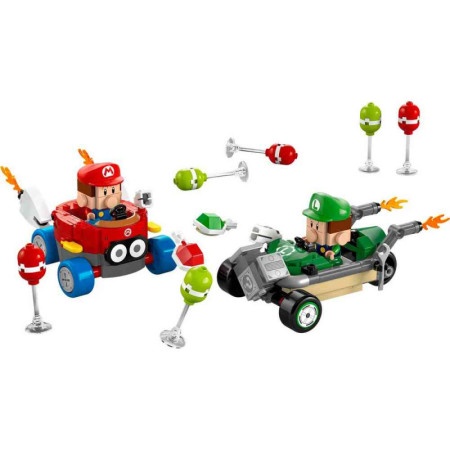 Lego super mario mario kart – baby mario vs baby luigi ( LE72034 )