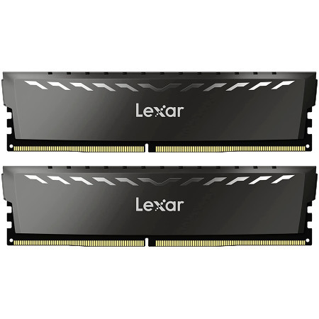 Lexar 8GB thor DDR4 3600 UDIMM XMP memory with white heatsink. dual pack, memorija ( LD4BU008G-R3600GDWG )  - Img 1