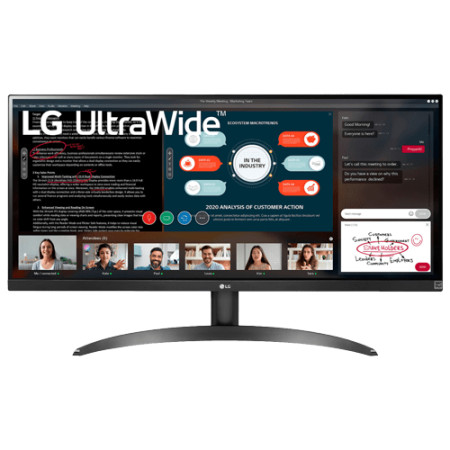LG 29&#039;&#039; 29WP500-B UltraWide IPS WHD Black monitor - Img 1