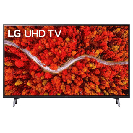 LG 43&quot; 43UP80003LR UHD, DLED, DVB-C/T2/S2, eide color gamut, active HDR, webOS smart TV, built-in Wi-Fi, bluetooth, ultra surround, crescen - Img 1
