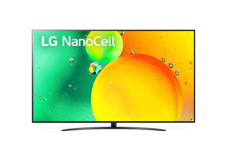 LG 43" 55NANO763QA UHD, ELED, DVB-C/T2/S2, Nano Cell Color, 4K Active HDR, DTS Virtual:X, Wide Viewing Angle, Ultra Lum., Local Dim., ThinQ