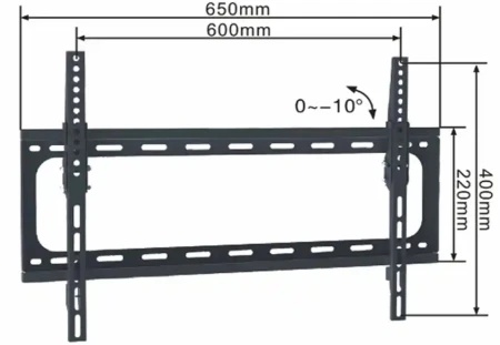 Linkom 37-75/max vesa 600x400/50kg/tilt Nosač za TV -1