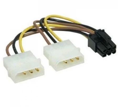 Linkom Adapter za napajanje za VGA 6pin na 2 x Molex