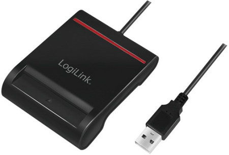 LogiLink čitač smart kartica crni ( 013-0108 )