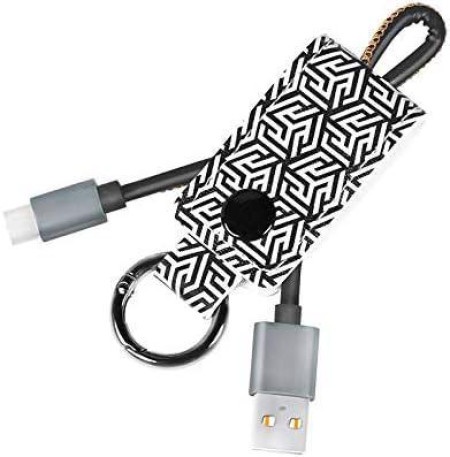 Logilink USB 2.0 Type C cable privezak, C/M na USB - A/M, bela / crna ( 5825 )