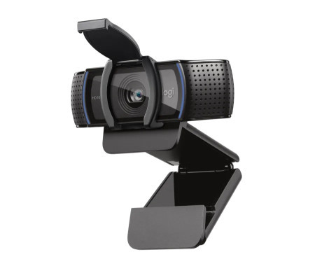 Logitech C920s HD pro webcam, with privacy shutter, black