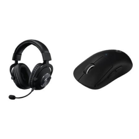 Logitech emea29-953 g pro x wireless lightspeed gaming mouse and headset - black - 2.4ghz/bt ( 991-000537 )