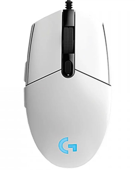 Logitech g102 lightsync gaming wired mouse usb white ( 24452 )