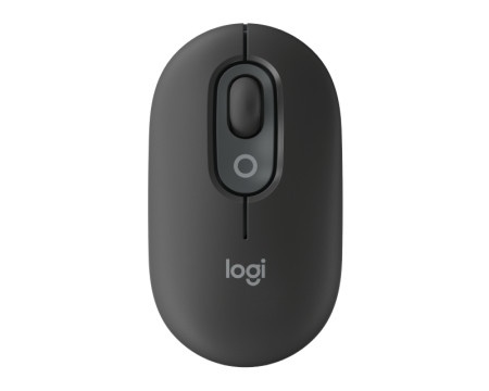 Logitech Pop Mouse with Emoji, graphite miš