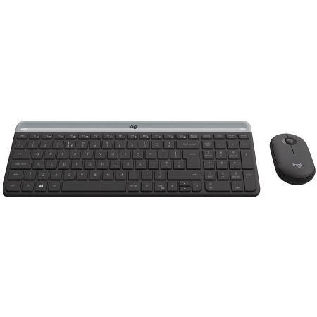 Logitech slim wireless keyboard and mouse combo ( 920-009264 )