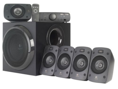 Logitech Z906, speaker system 5.1 home theater, THX Digital - Img 1