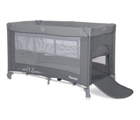 Lorelli prenosivi krevet noemi 2 nivoa cool grey star ( 10080552216 )