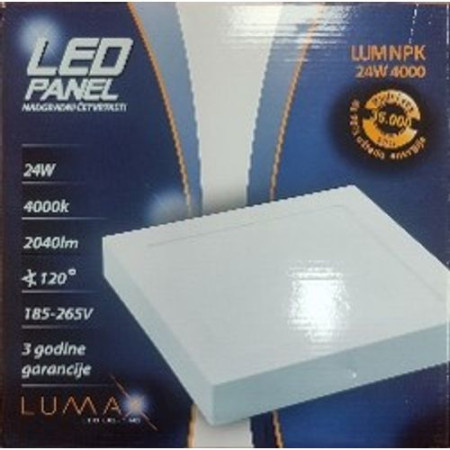 Lumax Led Panel ECO LUMNPK-24W 4000K Nadgradni-Cetvrtasti 1700lm ( 005586 )