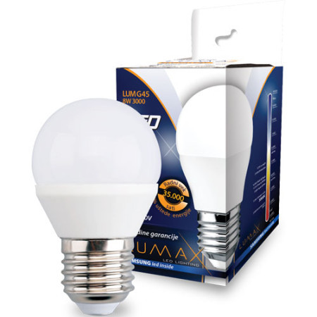 Lumax sijalica LED LUMG45-8W 3000K 720 lm ( 005120 ) - Img 1