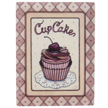 Magnet cherry cupcake 6x8cm ( 639646 )