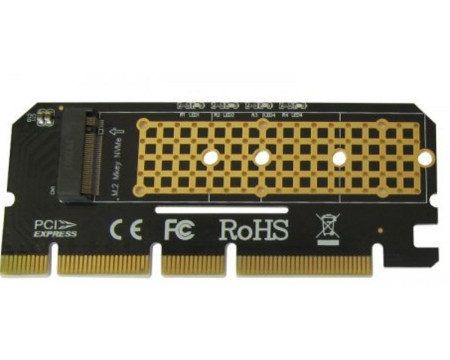 Maiwo PCI-Express 3.0 16x/8x/4x na M.2 NVMe M-Key SSD KT046