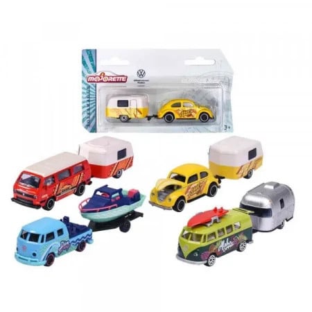 Majorette vw premium vozilo sa prikolicom asst ( M2055007 )  - Img 1