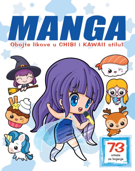 Manga: Obojte likove u chibi i kawaii stilu ( 29743 )