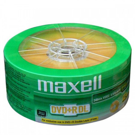 Maxell DVD+R Double Layer 8.5GB 8X ( 55YM+/Z ) - Img 1