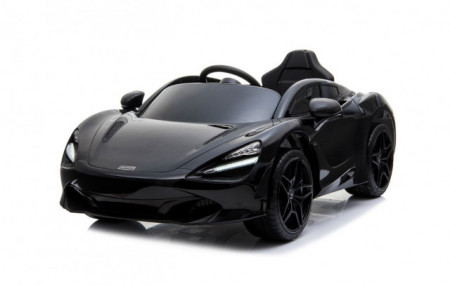 McLaren 720s Licencirani Auto na akumulator Model 272 - Crni sa kožnim sedištem i mekim gumama - Img 1