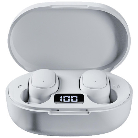 MeanIT slušalica bežična, bluetooth v5.1, bele - TWS B60 White