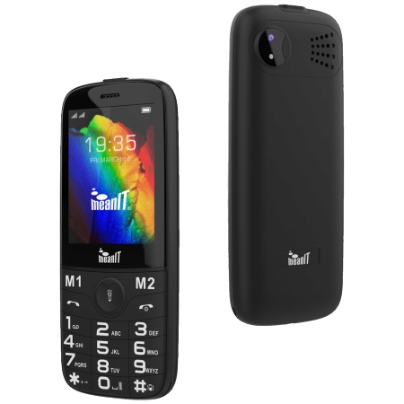 MeanIT Telefon mobilni, 2.8&quot; ekran, Dual SIM, Led lampa - SENIOR 20, Crni-1