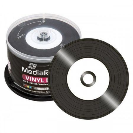 MediaRange MR226 CD-R VINYL Printable 700MB 52X ( 77PVM/Z ) - Img 1