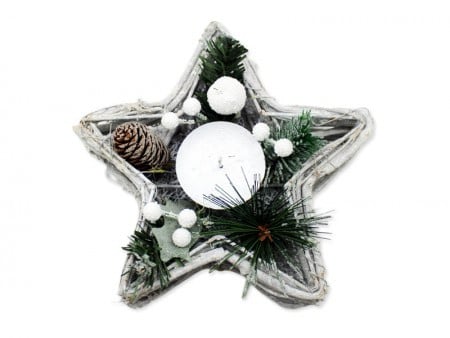 Melrose 10, novogodišnja dekoracija, svećnjak, zvezda ( 751522 )