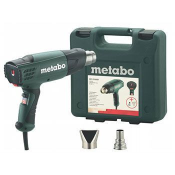 Metabo HE 20-600 pištolj za vreli vazduh sa koferom + 2 dodatka ( 602060500 ) - Img 1