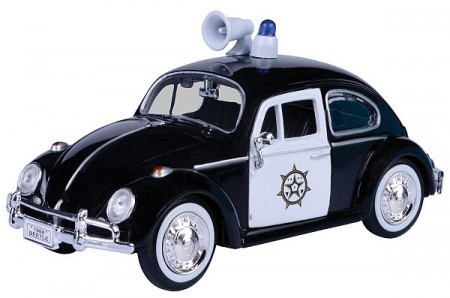 Metalni auto 1:24 Volkswagen Beetle police ( 25/79578 ) - Img 1